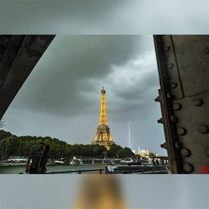 France-Paris-Thunderstorm
