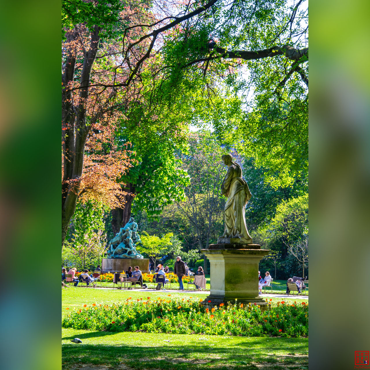 Journée dans les parcs de paris