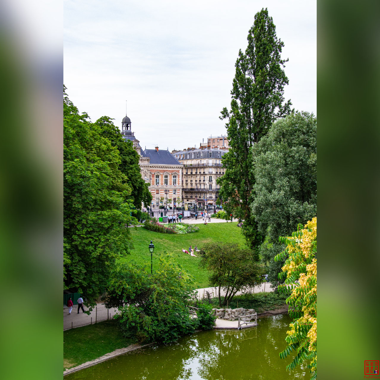 Journée dans les parcs de paris