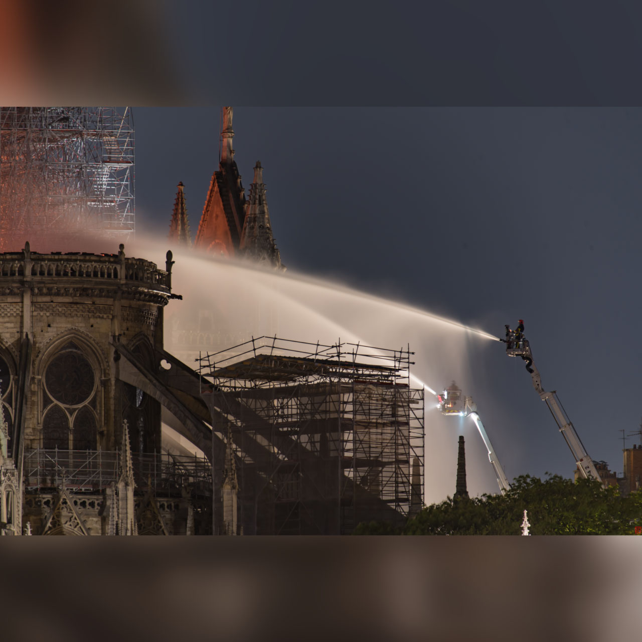 Notre dame en feu