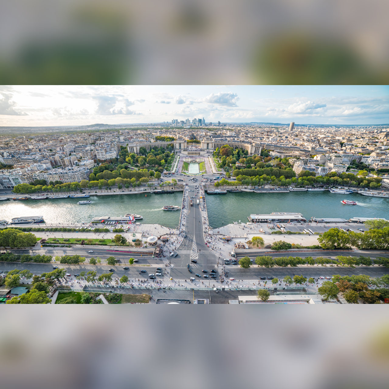 Paris, Tour Eiffel et Opera Garnier