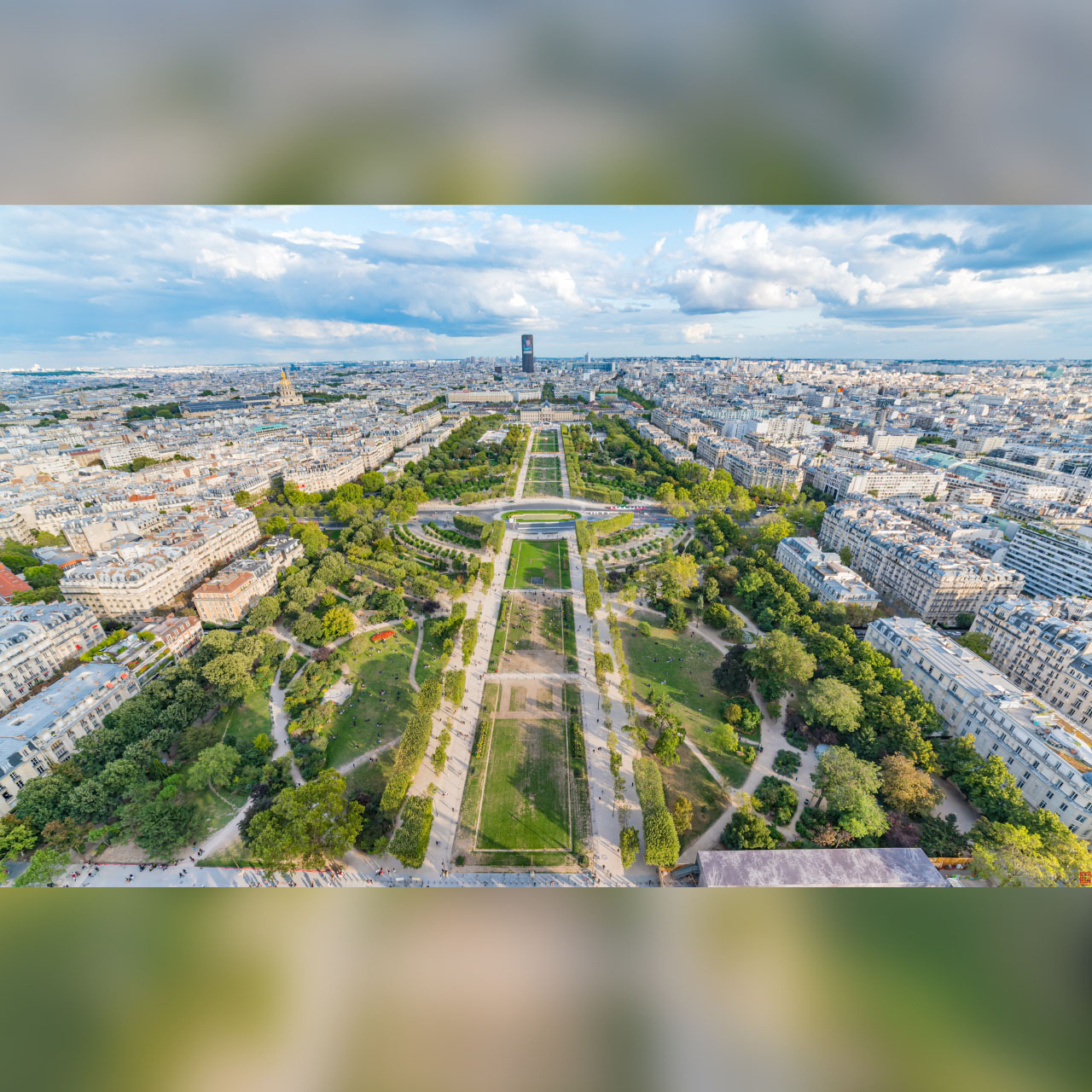 Paris, Tour Eiffel et Opera Garnier